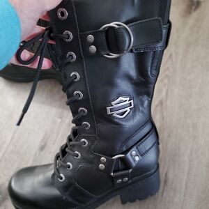 Harley-Davidson Women's Black Moto Boots